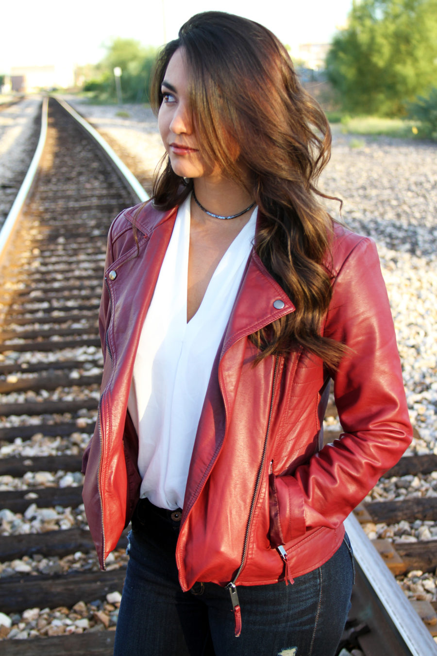 red leather - Curated by Kirsten